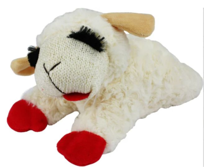 MP MINI LAMB CHOP SQUEAK TOY 6&quot;