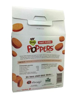 SNICKY SNAKS SWEET POTATO POPPERS 10 OZ