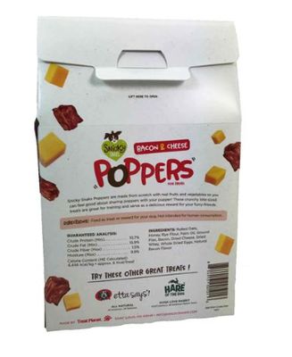 SNICKY SNAKS BACON AND CHEESE POPPERS 10 OZ