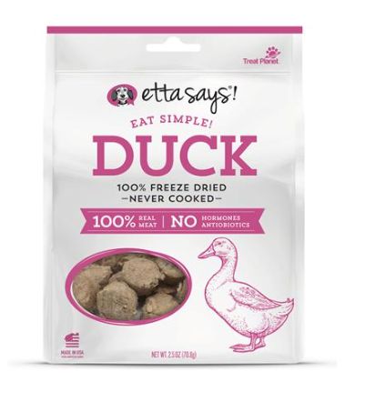 ETTA SAYS EAT SIMPLE FREEZE DRIED DUCK 2.5 OZ
