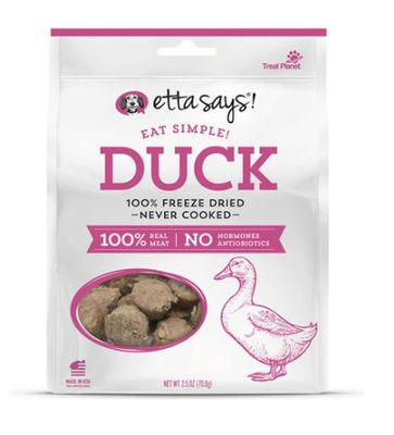 ETTA SAYS EAT SIMPLE FREEZE DRIED DUCK 2.5 OZ