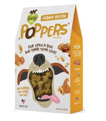 SNICKY SNAKS PEANUT BUTTER POPPERS 10 OZ