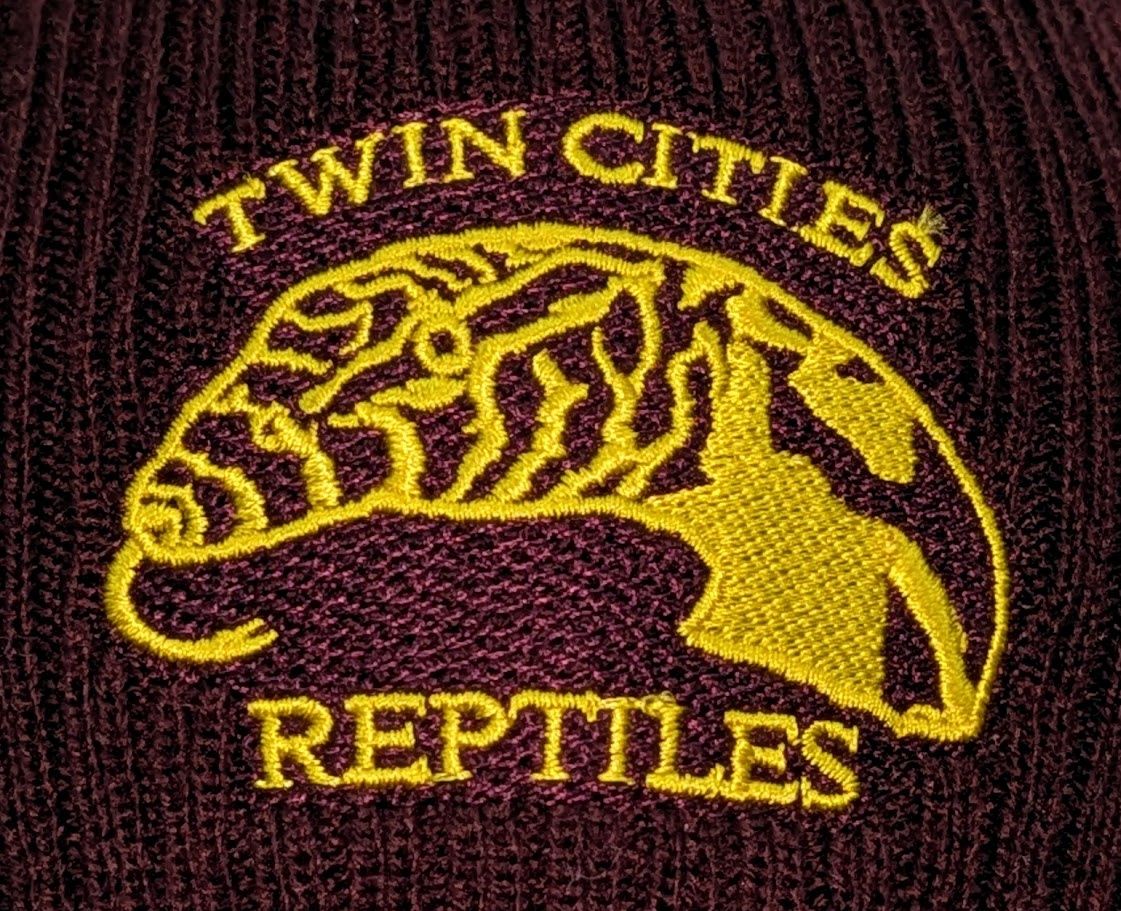 SLOUCHY BEANIE TCR HAT, Colour: Maroon Hat with Yellow Logo