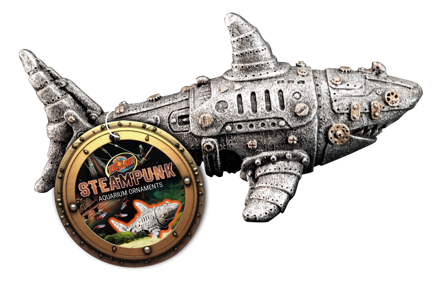 ZM STEAMPUNK SHARK DECOR