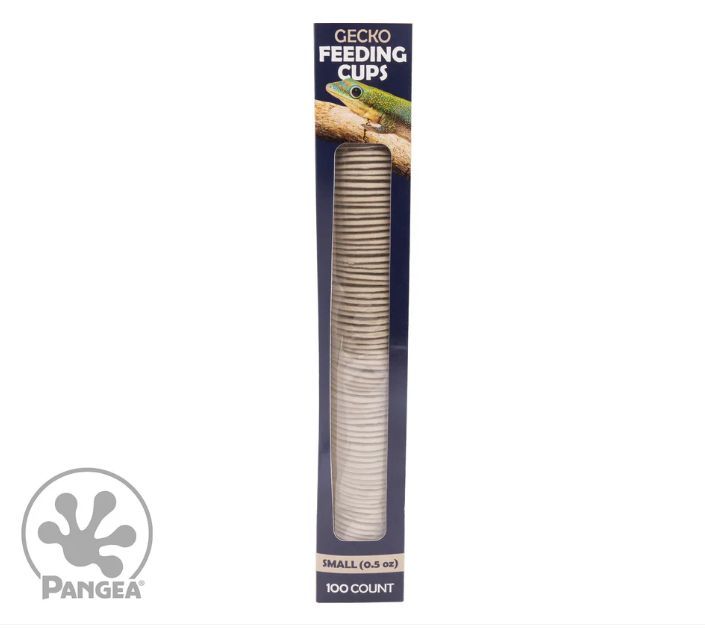 PANGEA GECKO FEEDING CUPS 0.5 OZ BIODEGRADABLE 100 CT