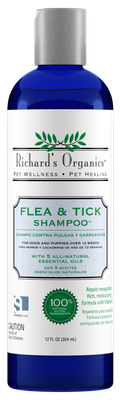 RICHARDS ORGANICS NATURAL FLEA/TICK SHAMPOO