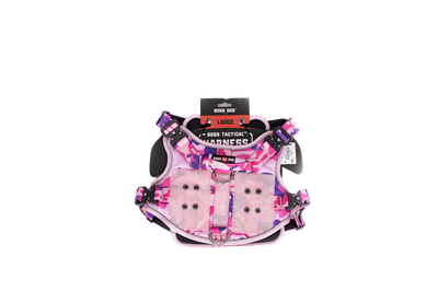 BD HARNESS PINK CAMO LG