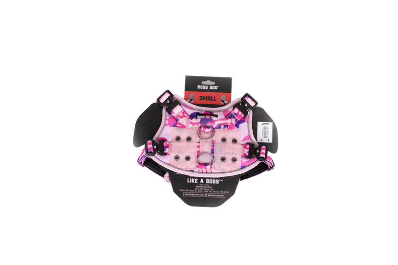 BD HARNESS PINK CAMO SM