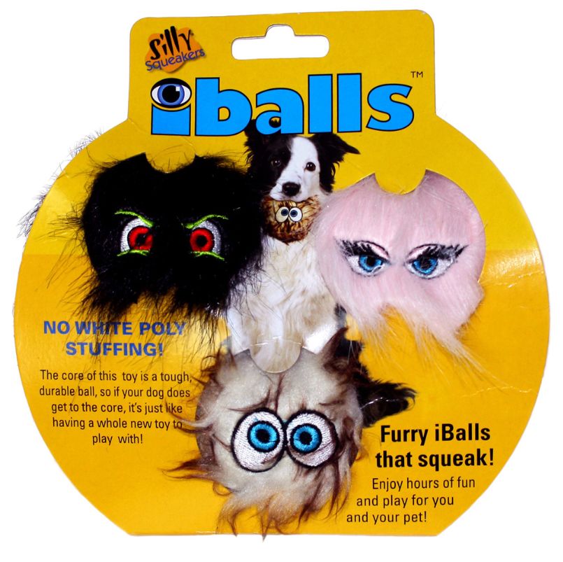 SILLY SQUEAKERS IBALLS 3 PACK