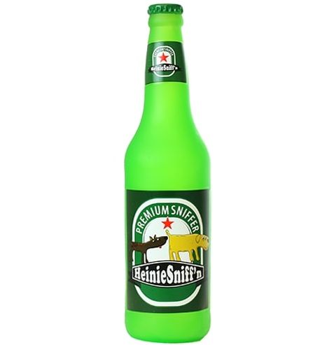 SILLY SQUEAKERS BEER BOTTLE HEINIE SNIFF'N