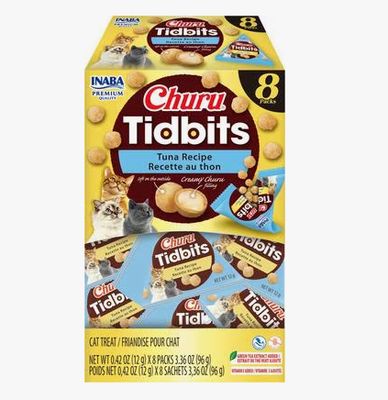 CHURU TIDBITS TUNA CAT TREATS 3.36 OZ