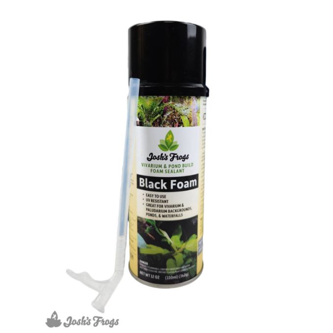 JF VIVARIUM &amp; POND BUILD FOAM BLACK 12 OZ