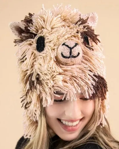 Alpaca Hat with Ear Flaps