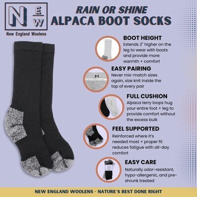 Rain or Shine Boot Socks