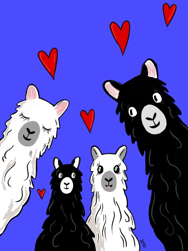 Happy Alpaca Cards