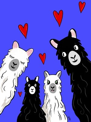 Happy Alpaca Cards