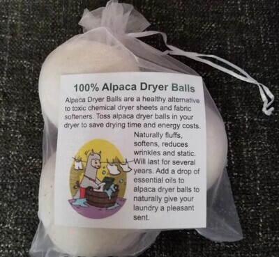 Dryer Balls 3 Pack Choice Alpaca