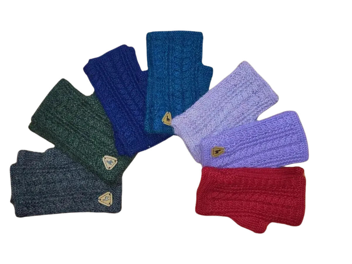Cable Fingerless Gloves