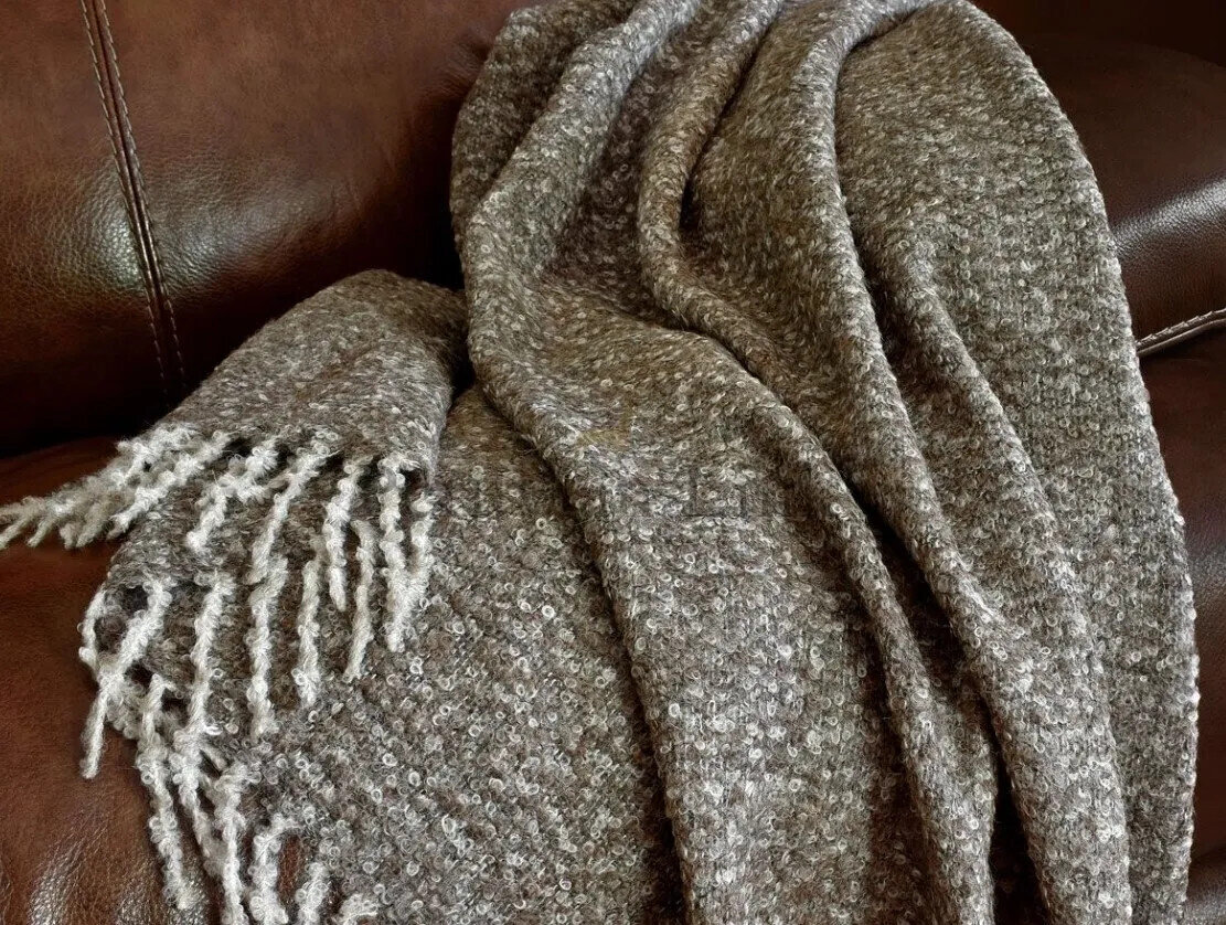 Criolla Boucle Alpaca Throw