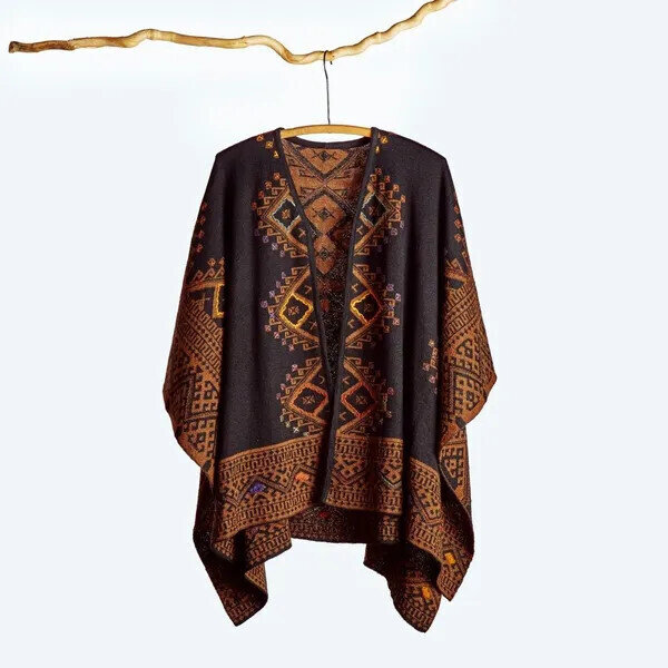 Pyramid Reversible Ruana