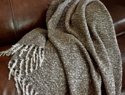 Criolla Boucle Alpaca Throw