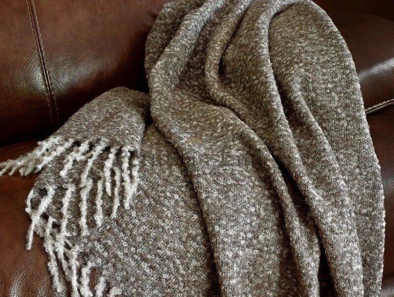 Criolla Boucle Alpaca Throw