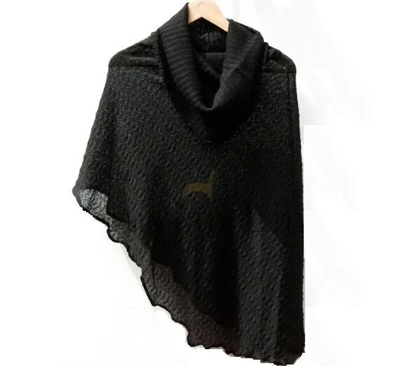 Asymmetrical Alpaca Capelet