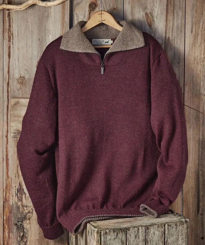 Auckland 1/4 Zip Alpaca Sweater