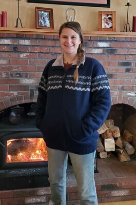 Fleece Lined Alpaca Sweater