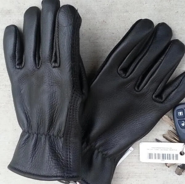 Men&#39;s Alpaca Lined Leather Gloves