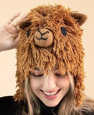 Alpaca Hat with Ear Flaps