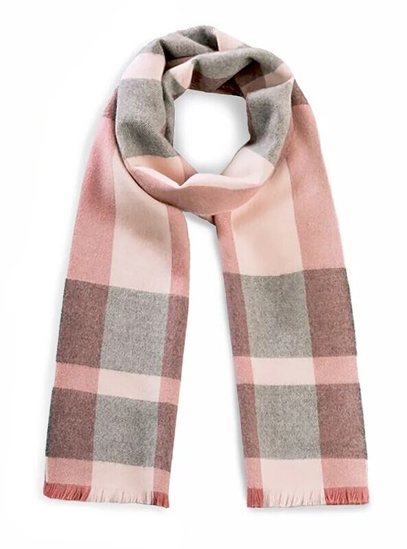 Unearthed Large Plaid Scarf