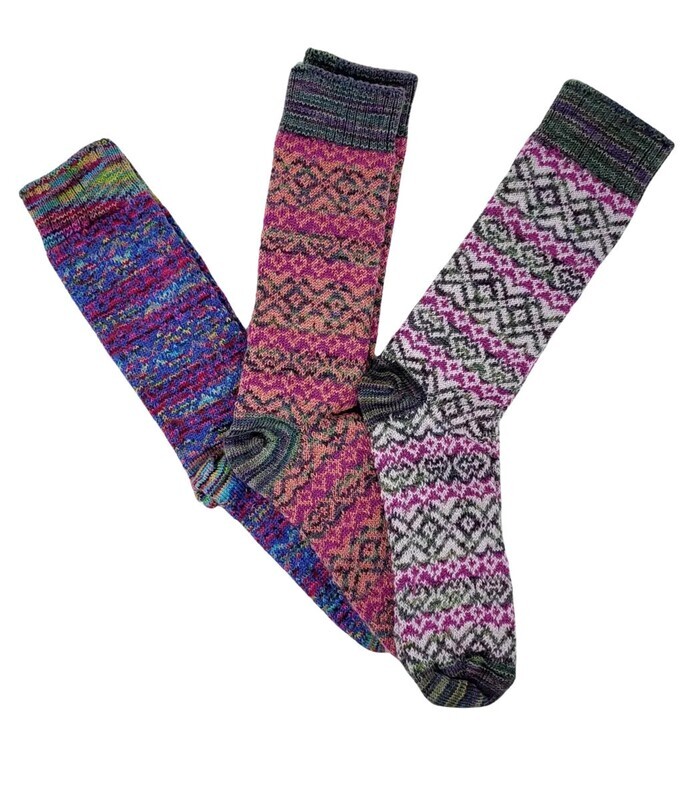 Monet Alpaca Socks