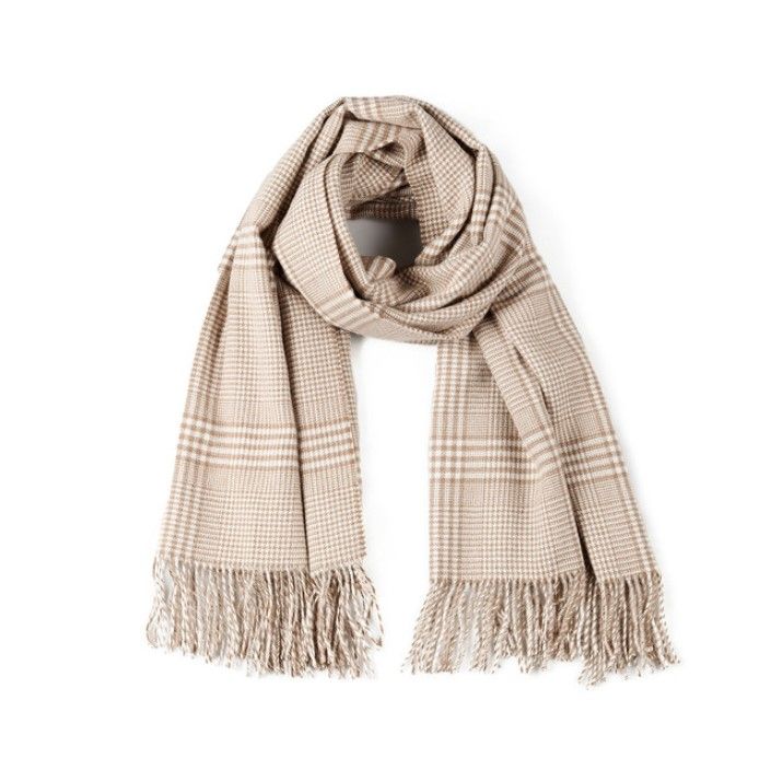 Organic Plaid Scarf &amp; Shawl