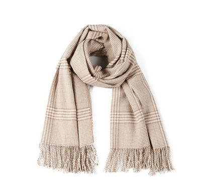 Organic Plaid Scarf &amp; Shawl