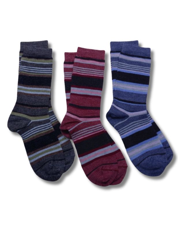 Striped Alpaca Bamboo Crew