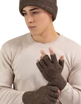 Classic Half Finger Gloves Large