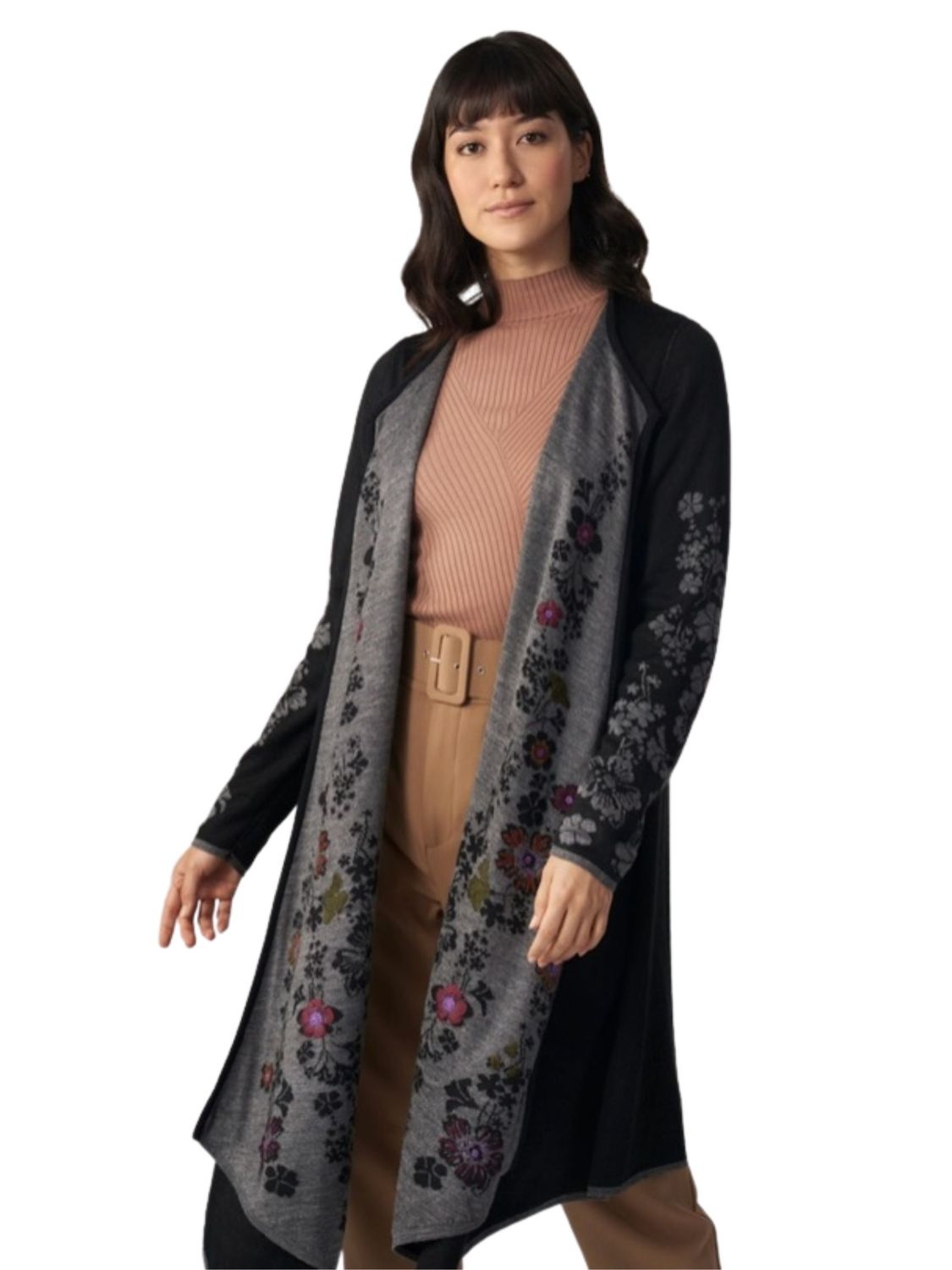 Embroidered Alpaca Duster