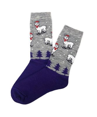 Winter Wonderland Alpaca Socks