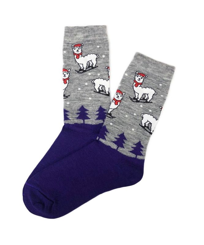 Winter Wonderland Alpaca Socks
