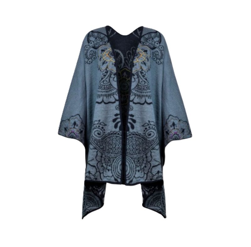 Ibiza Reversible Ruana