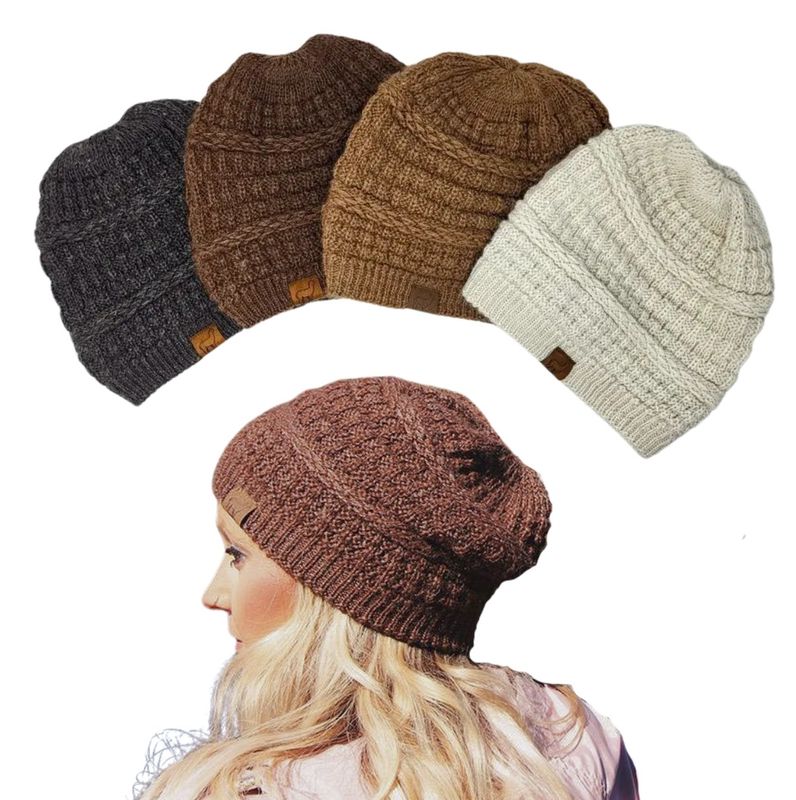 Textured Slouch Beanie