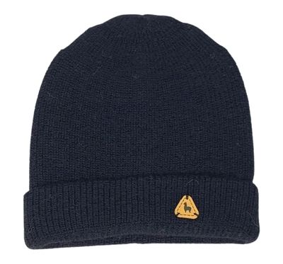 Double Knit Hat, Color: Black, Size: Medium