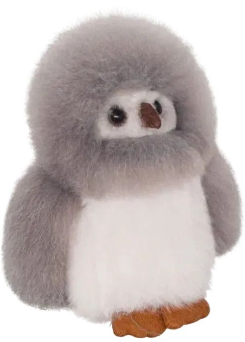 Alpaca Fur Owl 9"