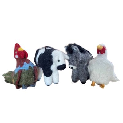 Felted Ornament Farm Life