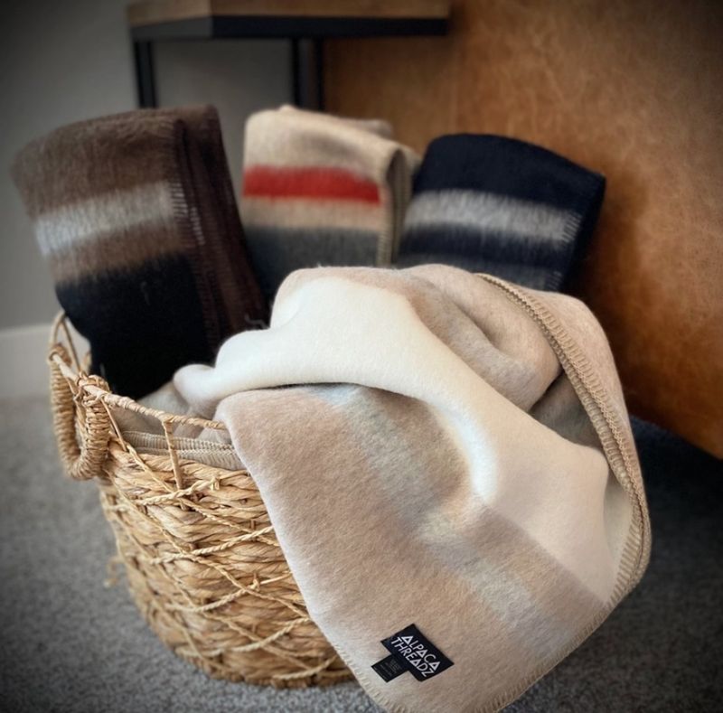Alpaca Camp Throw