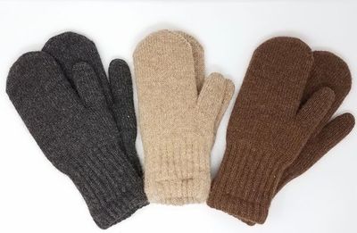 Lined Alpaca Mitten