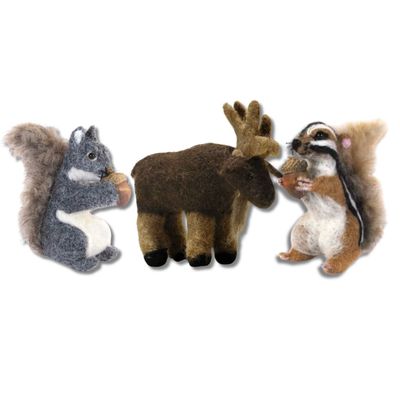 Felted Ornament Wildlife