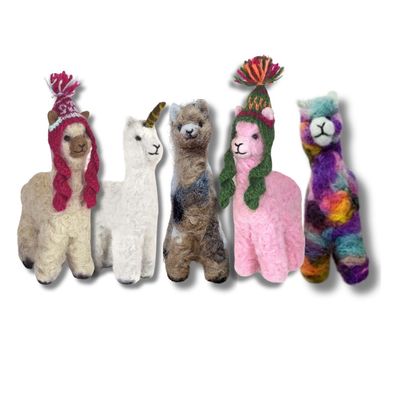 Felted  Alpacas