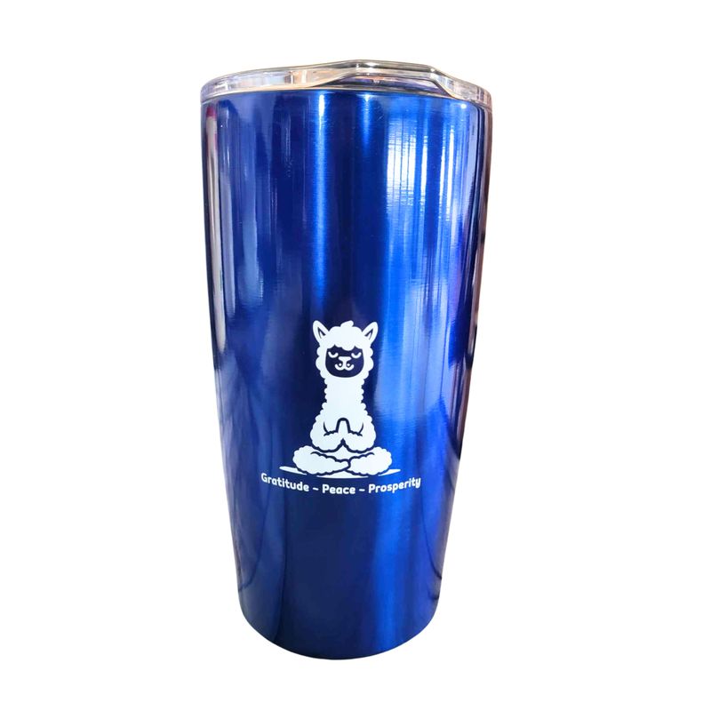 Tumbler Insulated 18 oz Gratitude Peace